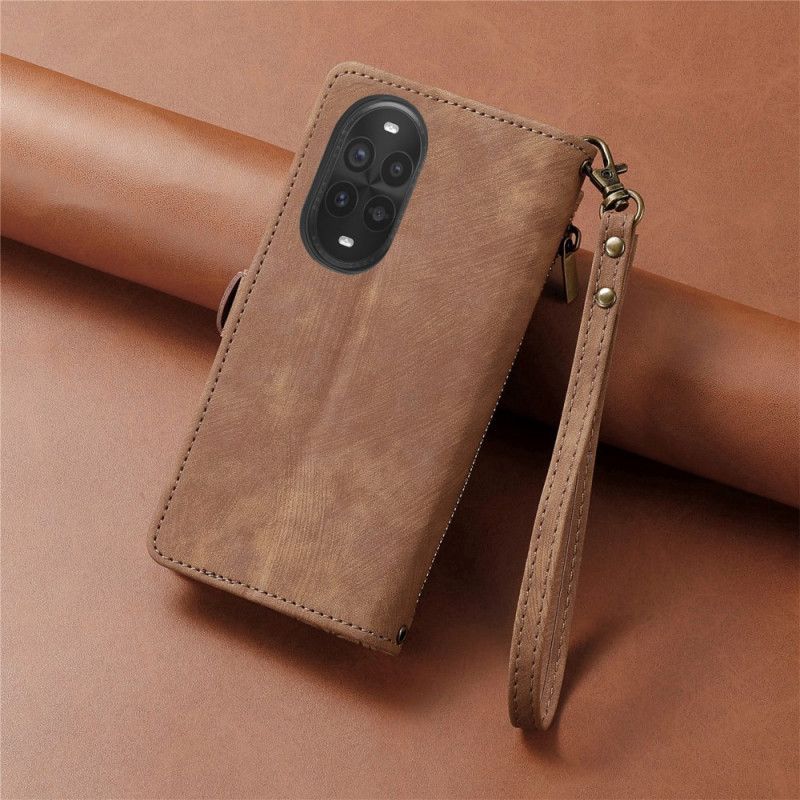 Housse Huawei nova 13 Pro Portefeuille Zippé