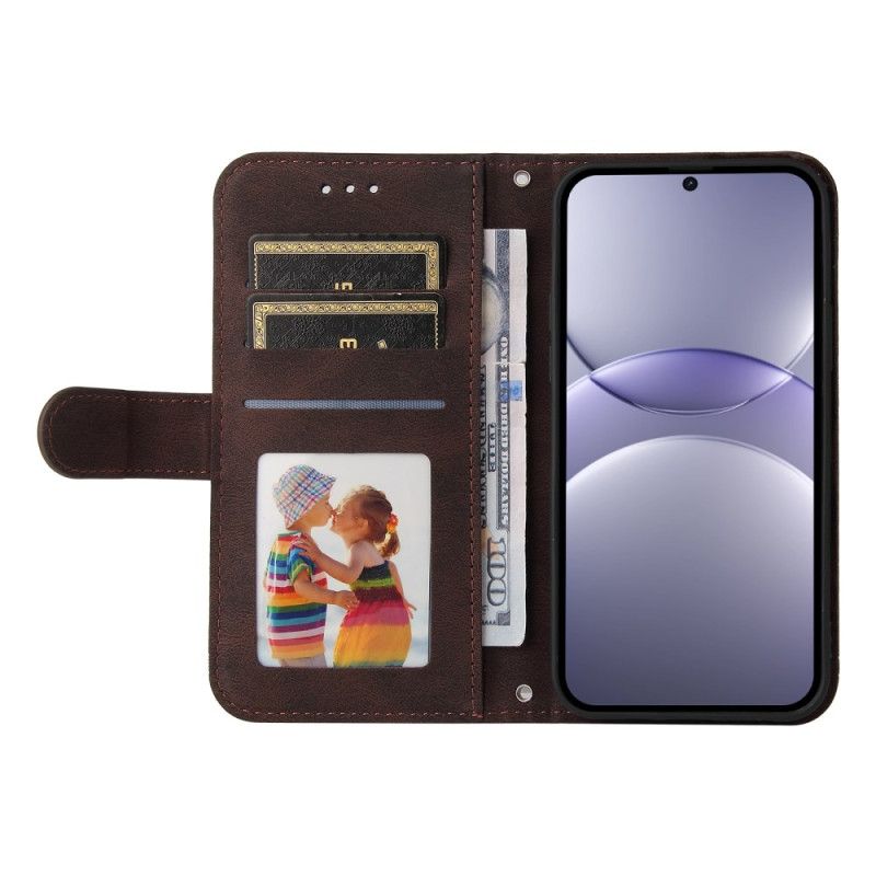 Housse Huawei Nova 13 Vintage Rivet et Lanière