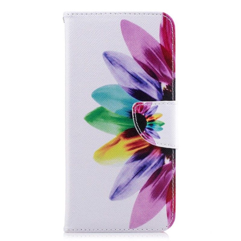 Housse Huawei P Samrt Plus Fleur Aquarelle