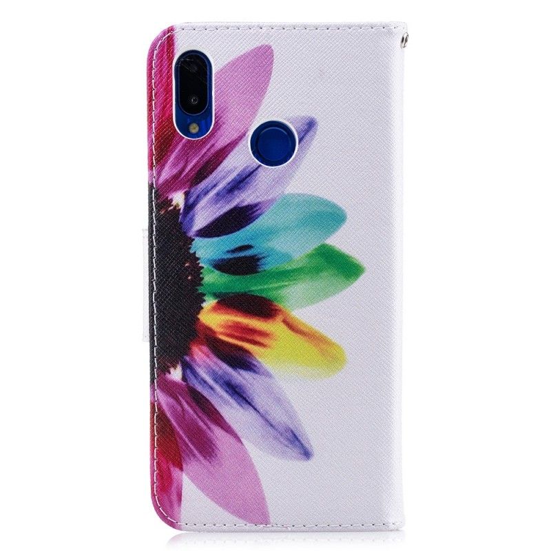 Housse Huawei P Samrt Plus Fleur Aquarelle