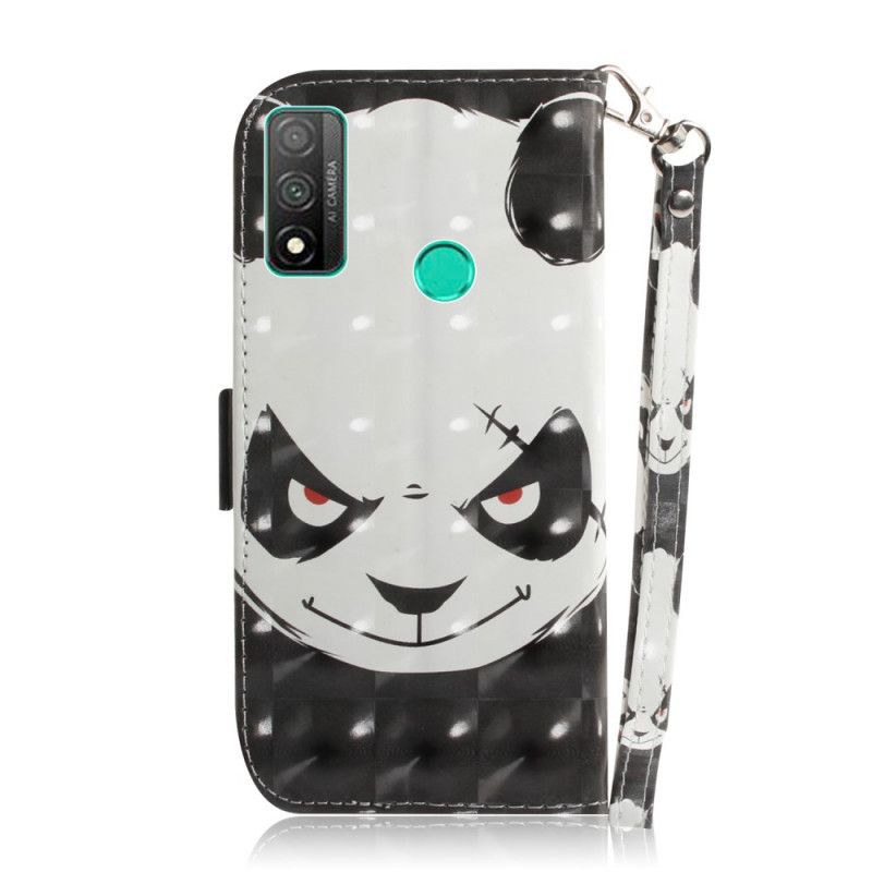 Housse Huawei P Smart 2020 Angry Panda À Lanière