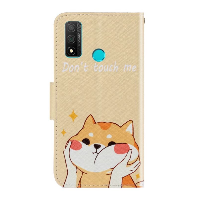 Housse Huawei P Smart 2020 Chat Don't Touch Me À Lanière