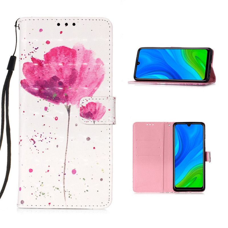 Housse Huawei P Smart 2020 Coquelicot Aquarelle