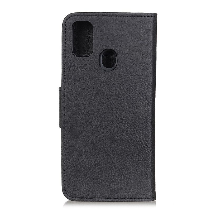 Housse Huawei P Smart 2020 Cuir Matte Litchi