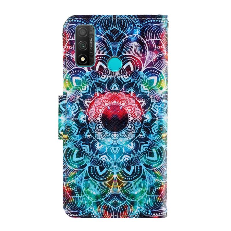 Housse Huawei P Smart 2020 Flashy Mandala À Lanière