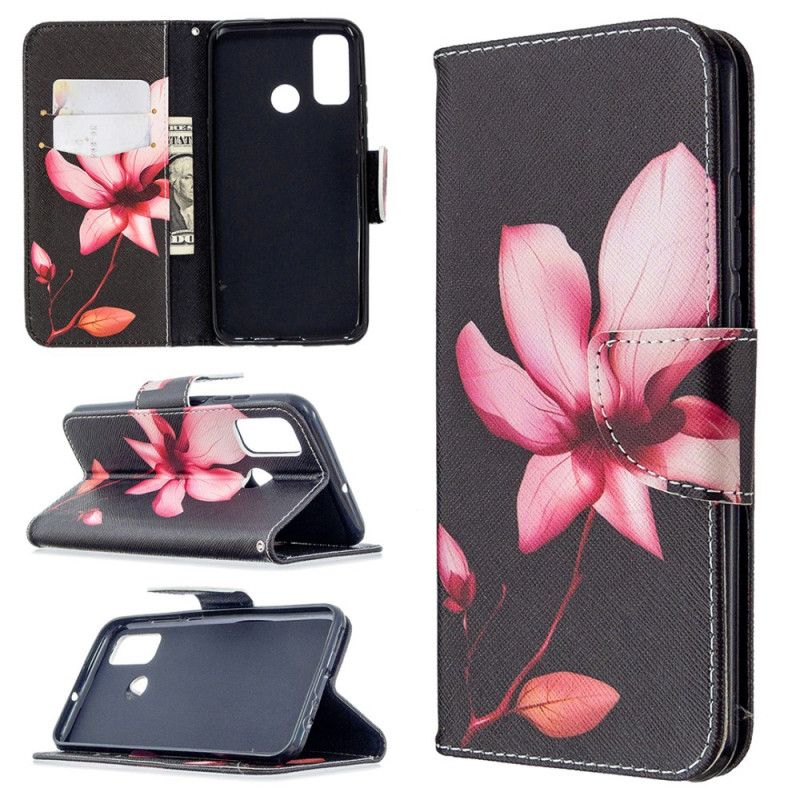 Housse Huawei P Smart 2020 Fleur Rose