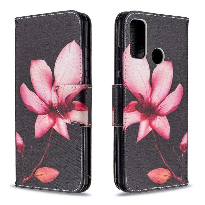 Housse Huawei P Smart 2020 Fleur Rose