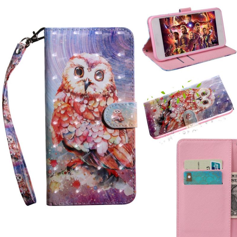 Housse Huawei P Smart 2020 Hibou Le Peintre