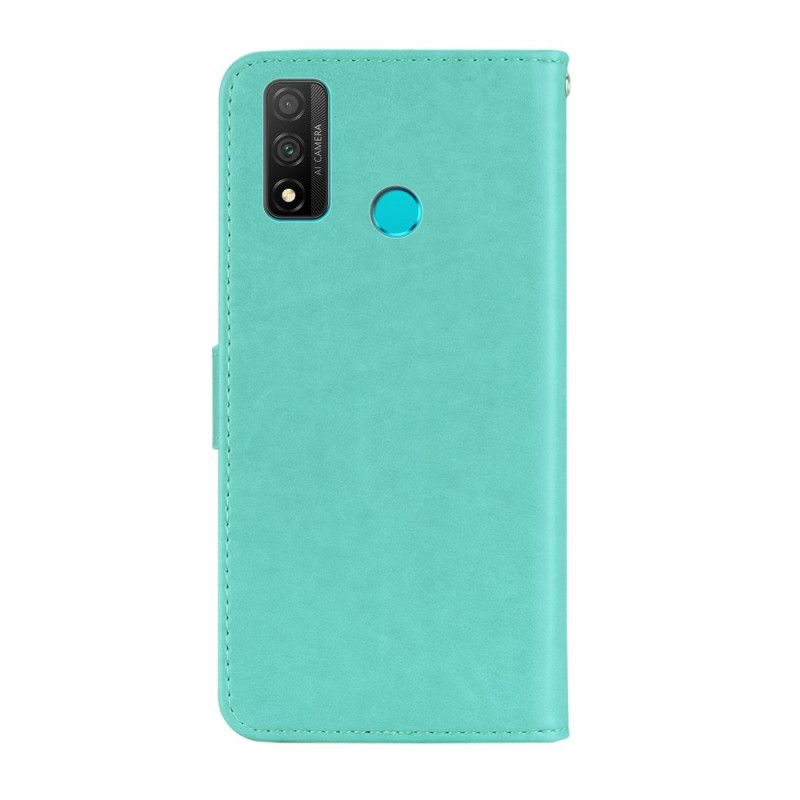 Étui Housse Huawei P Smart 2020 Hibou Mandala Et Lanière