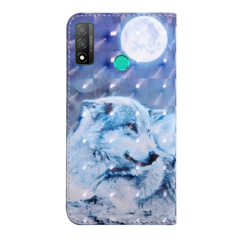 Housse Huawei P Smart 2020 Loup Au Claire De Lune