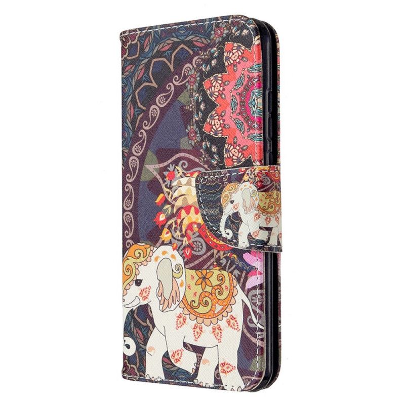 Housse Huawei P Smart 2020 Mandala Éléphants Ethniques