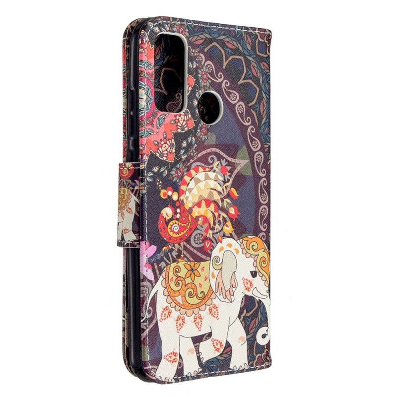 Housse Huawei P Smart 2020 Mandala Éléphants Ethniques