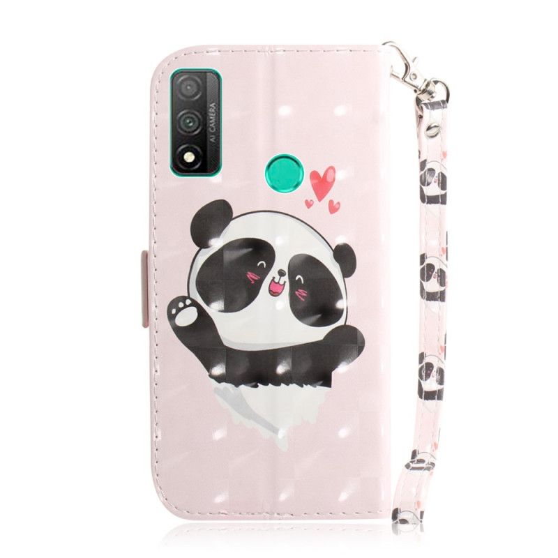 Housse Huawei P Smart 2020 Panda Love À Lanière