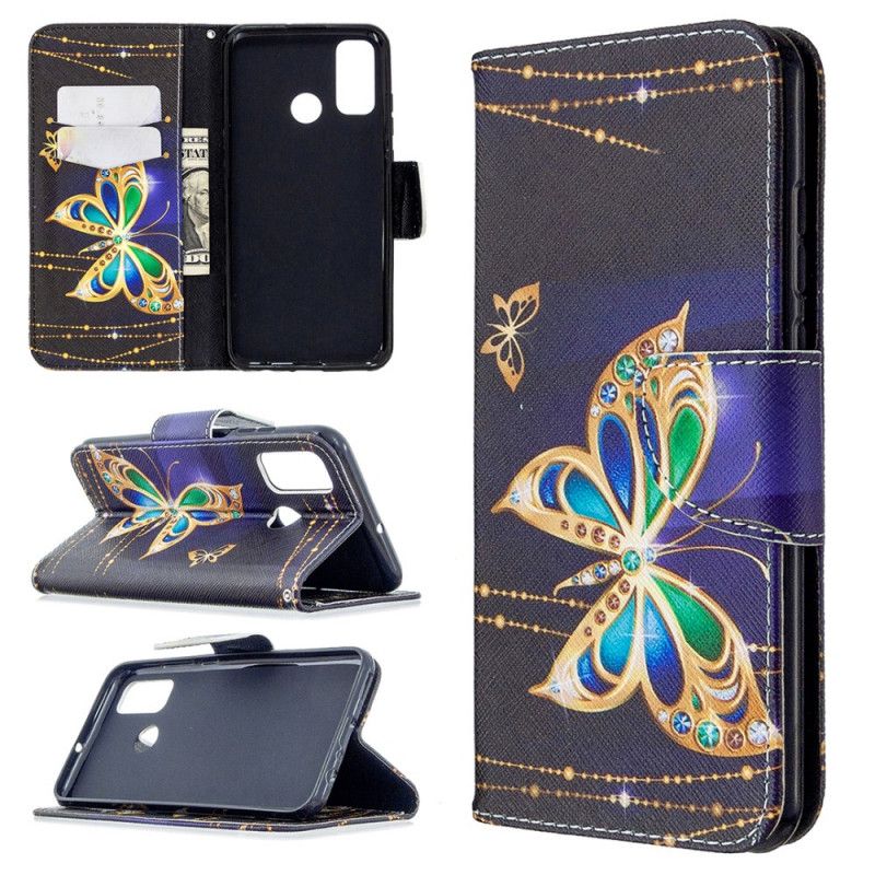 Housse Huawei P Smart 2020 Papillon Magique