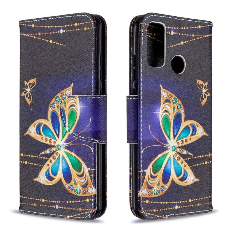 Housse Huawei P Smart 2020 Papillon Magique