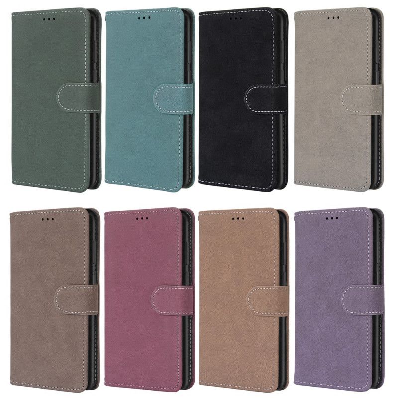 Étui Housse Huawei P Smart 2020 Simili Cuir Vintage New Colors