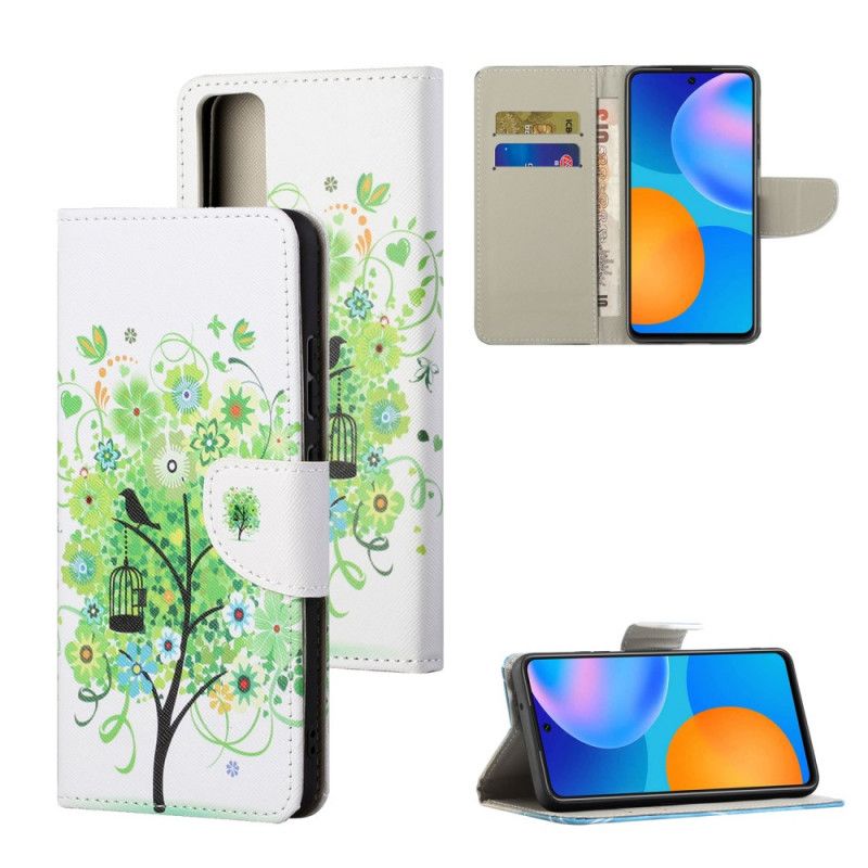 Housse Huawei P Smart 2021 Arbre Fleuri