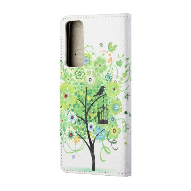 Housse Huawei P Smart 2021 Arbre Fleuri