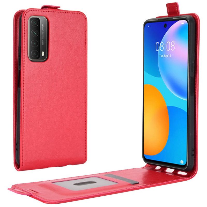 Housse Huawei P Smart 2021 Effet Cuir Rabat Vertical