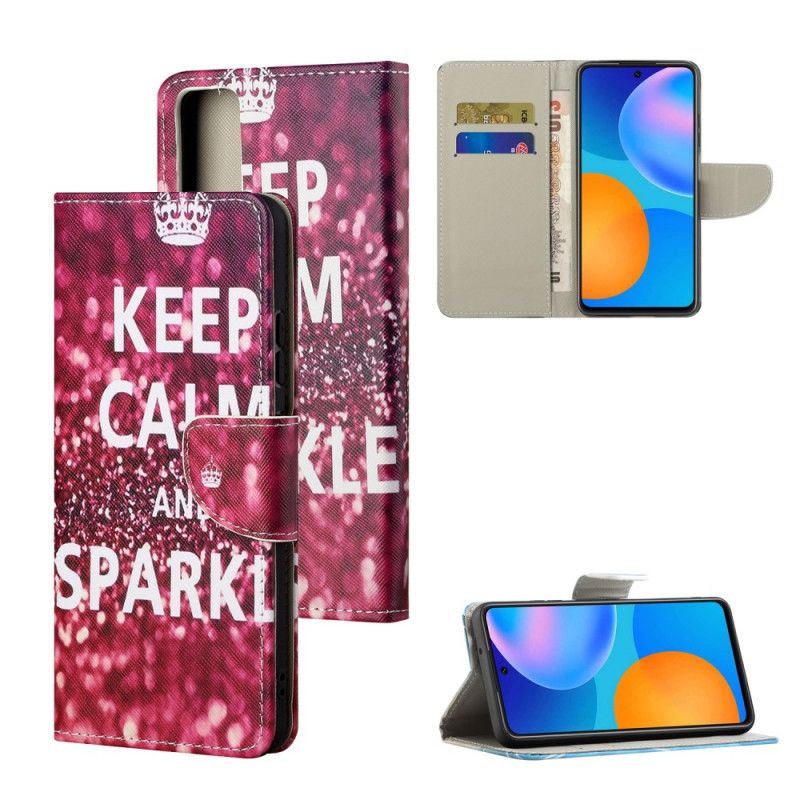 Housse Huawei P Smart 2021 Keep Calm And Sparkle