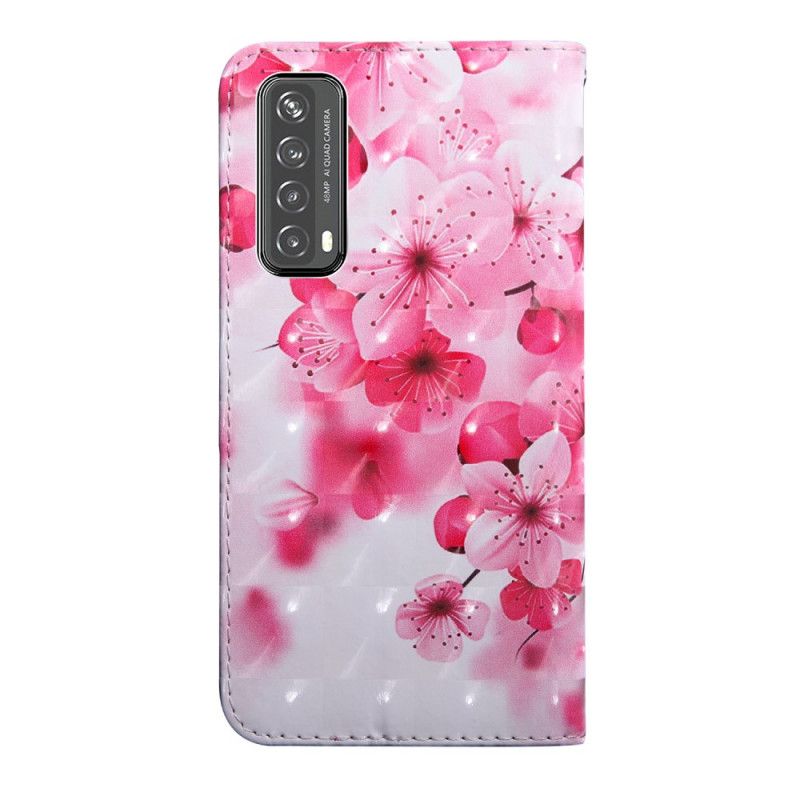 Housse Huawei P Smart 2021 Light Spot Fleurs Blossom