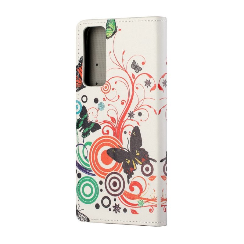 Housse Huawei P Smart 2021 Papillons Et Fleurs