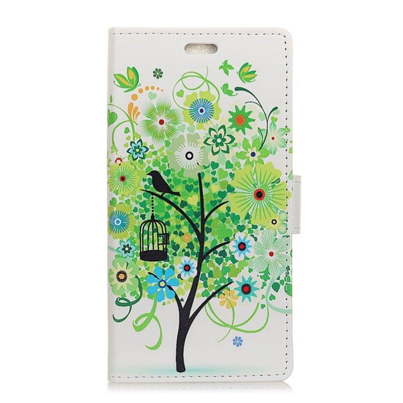 Housse Huawei P Smart Arbre Fleuri