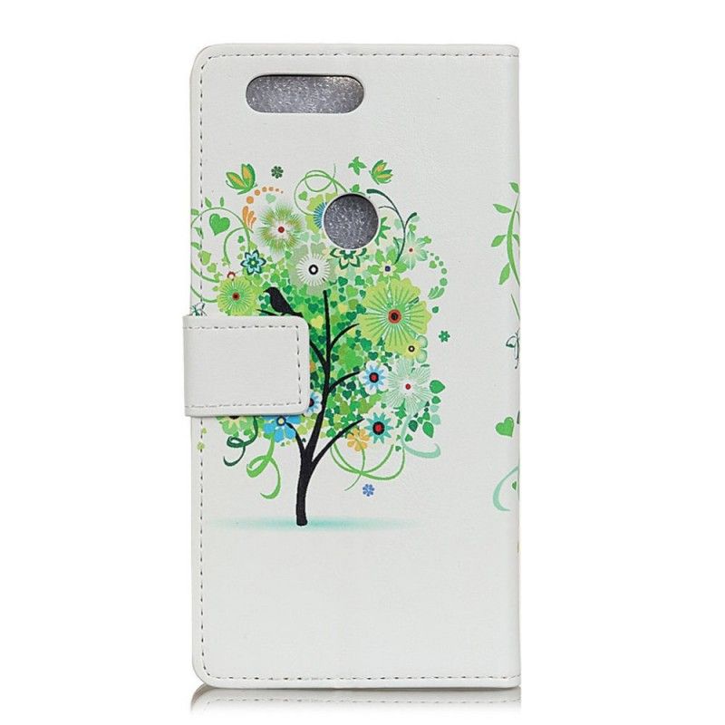 Housse Huawei P Smart Arbre Fleuri