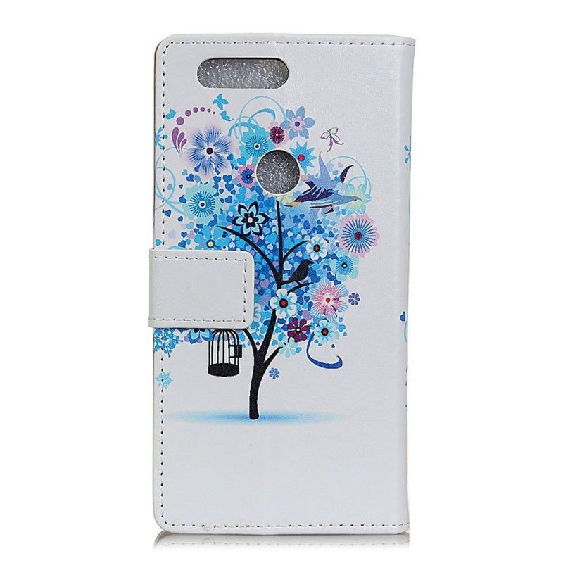 Housse Huawei P Smart Arbre Fleuri