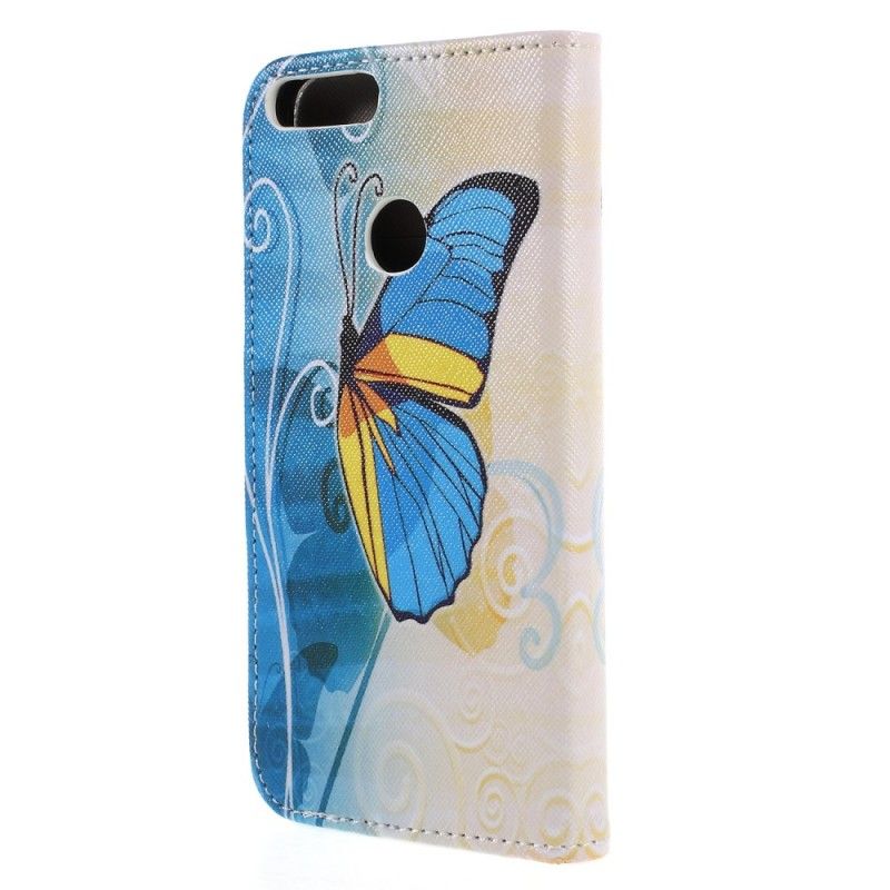 Housse Huawei P Smart Butterflies