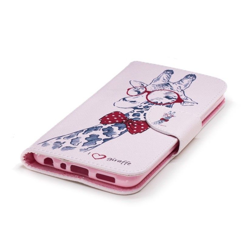 Housse Huawei P Smart Girafe Intello