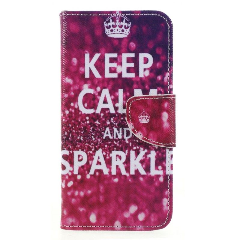 Housse Huawei P Smart Keep Calm And Sparkle