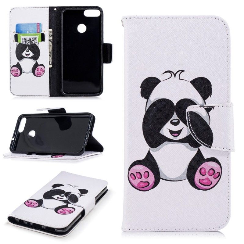 Housse Huawei P Smart Panda Fun