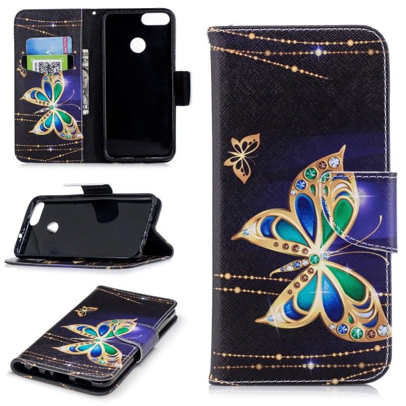 Housse Huawei P Smart Papillon Magique