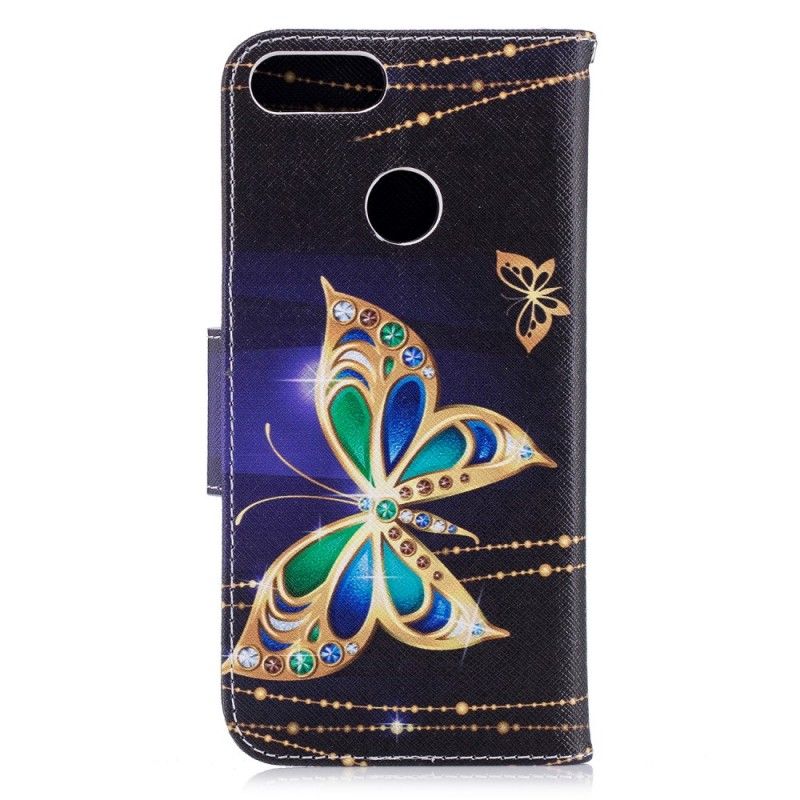 Housse Huawei P Smart Papillon Magique