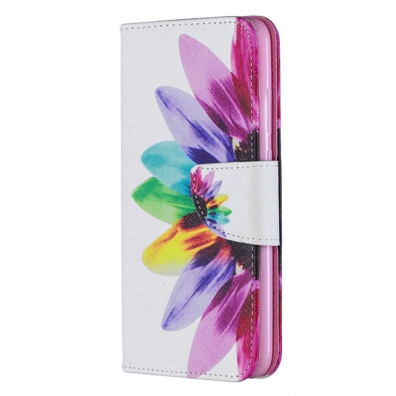 Étui Housse Huawei P Smart Plus 2019 Fleur Aquarelle