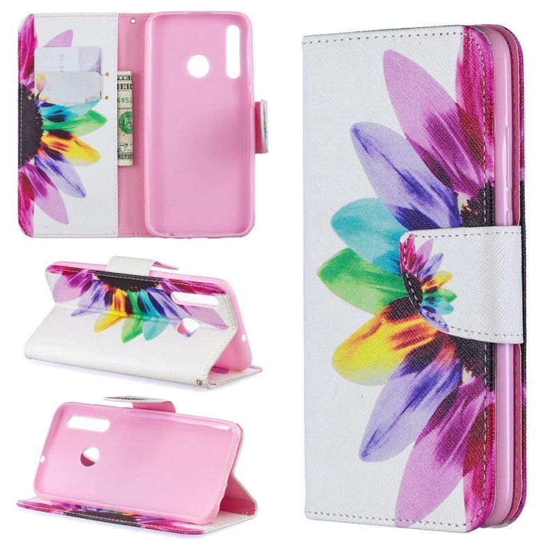 Étui Housse Huawei P Smart Plus 2019 Fleur Aquarelle