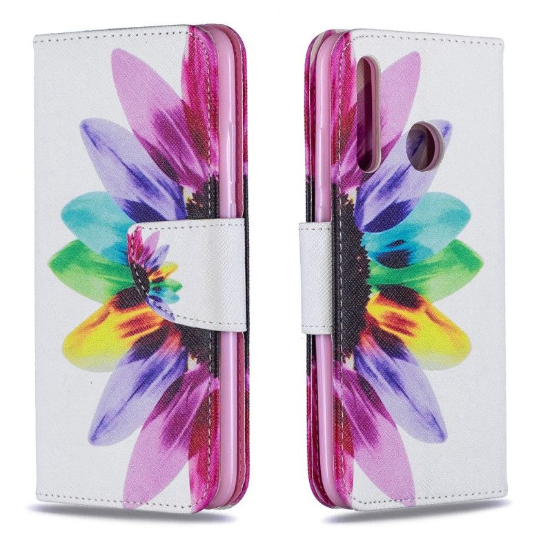 Étui Housse Huawei P Smart Plus 2019 Fleur Aquarelle