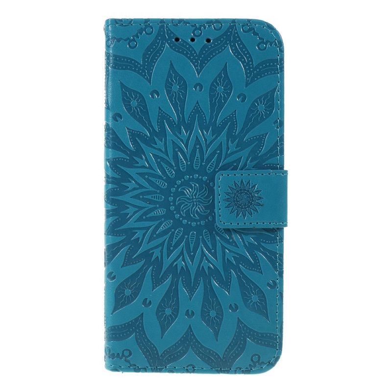 Housse Huawei P Smart Plus 2019 Fleur De Soleil À Lanière