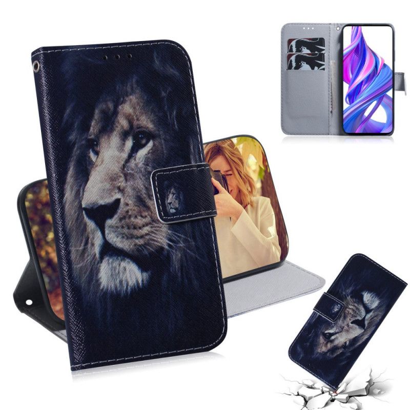 Housse Huawei P Smart Pro / Honor 9x Pro Dreaming Lion