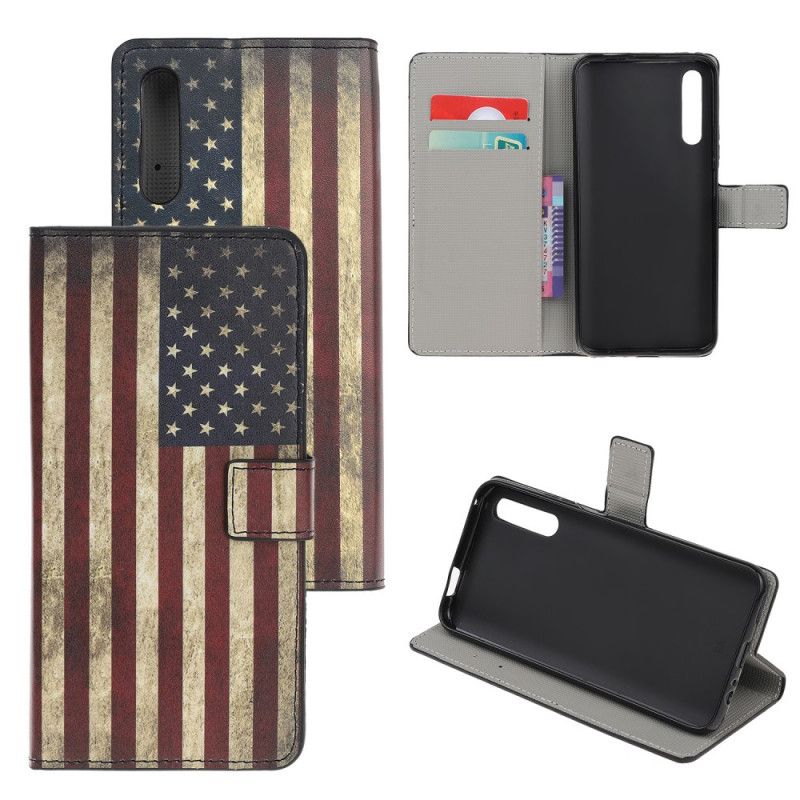 Housse Huawei P Smart S Drapeau Usa