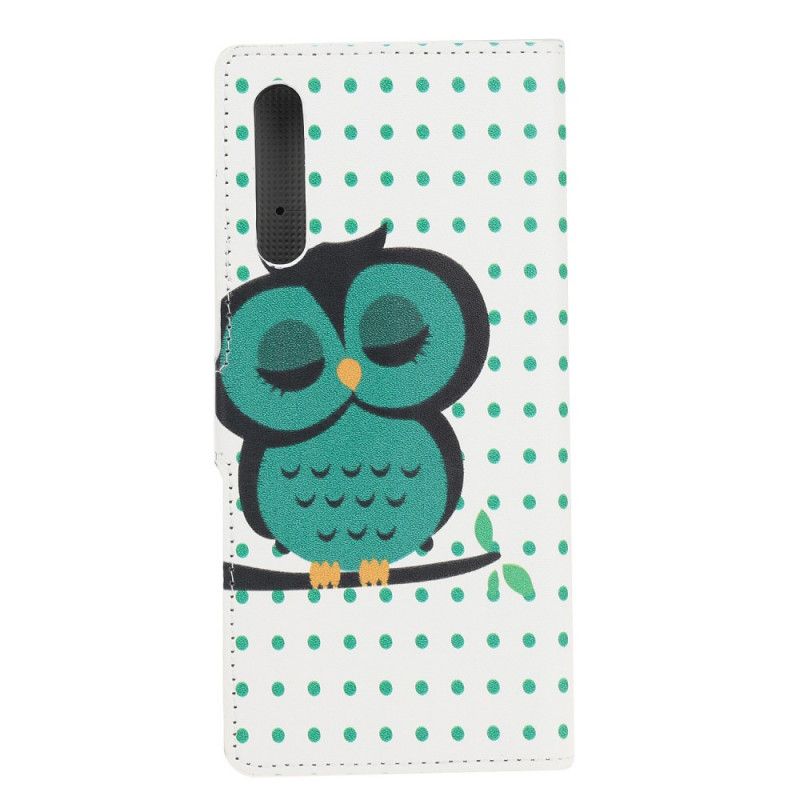 Housse Huawei P Smart S Hibou Endormi