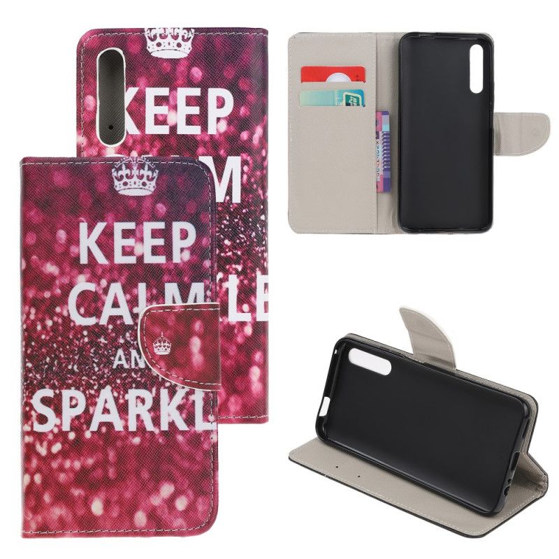 Housse Huawei P Smart S Keep Calm And Sparkle