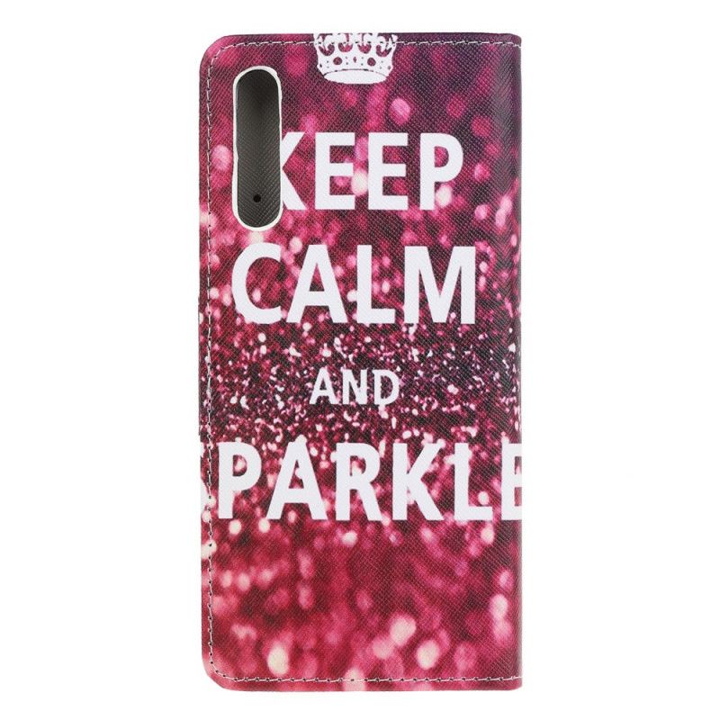 Housse Huawei P Smart S Keep Calm And Sparkle