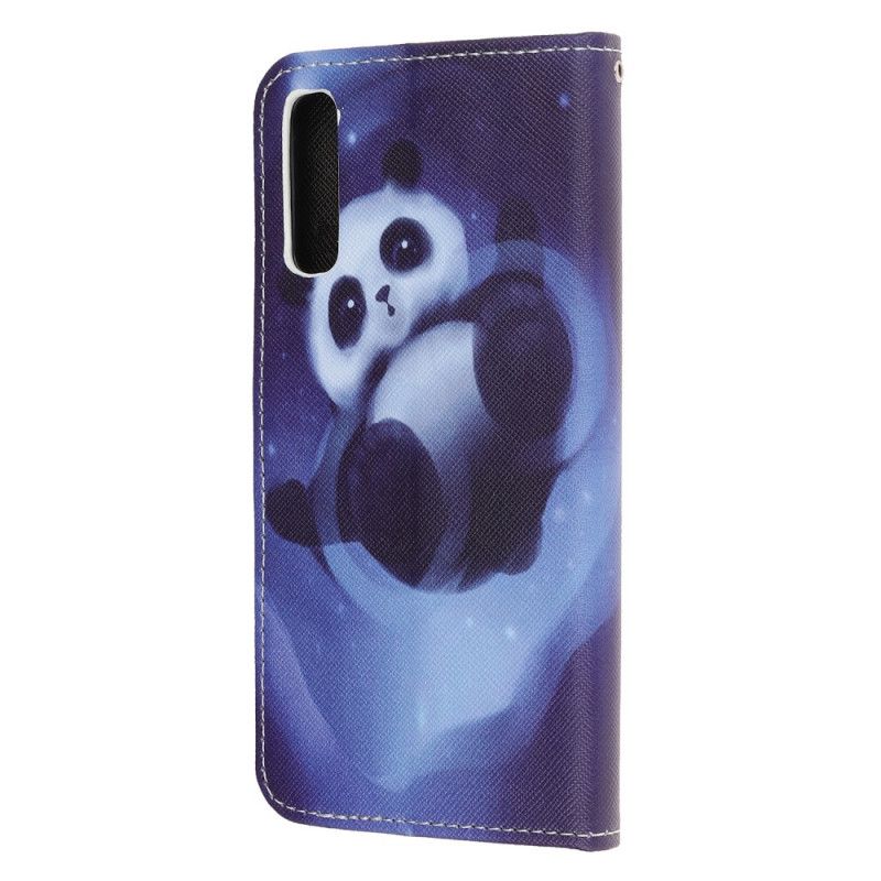 Housse Huawei P Smart S Panda Space À Lanière