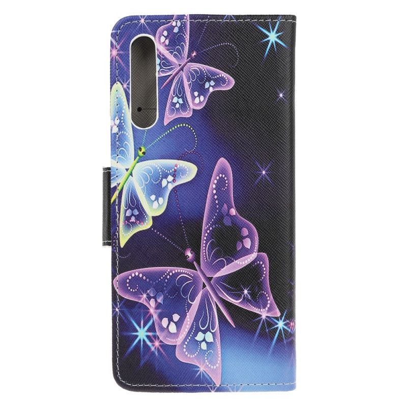 Housse Huawei P Smart S Papillons Neons