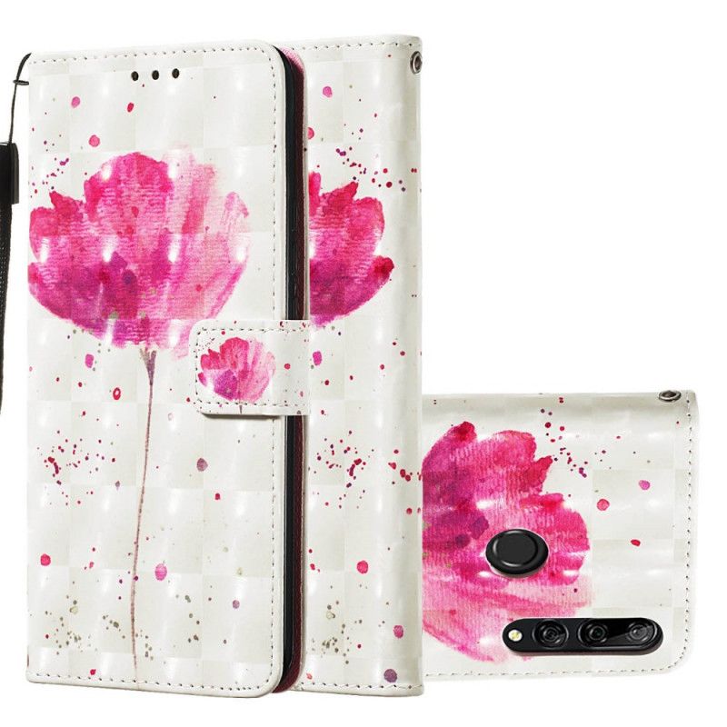 Housse Huawei P Smart Z / Honor 9x Coquelicot Aquarelle