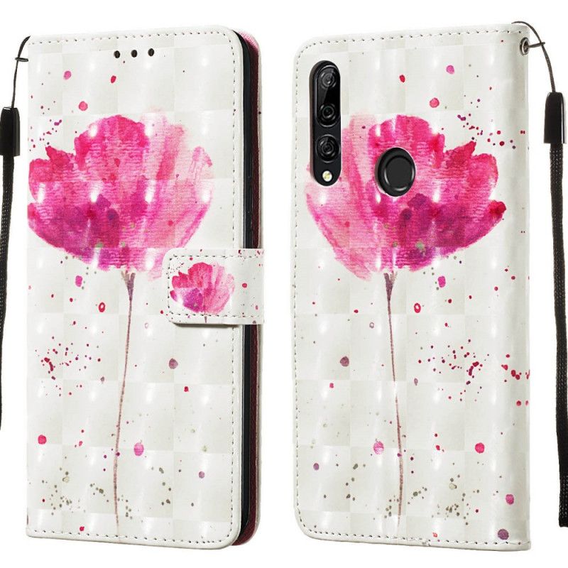 Housse Huawei P Smart Z / Honor 9x Coquelicot Aquarelle