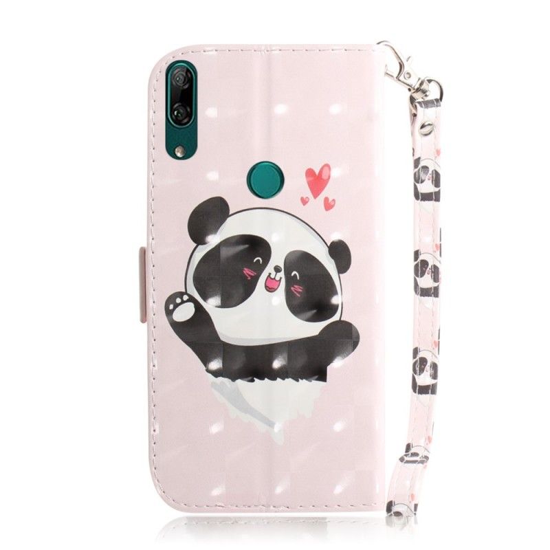 Étui Housse Huawei P Smart Z Panda Love À Lanière