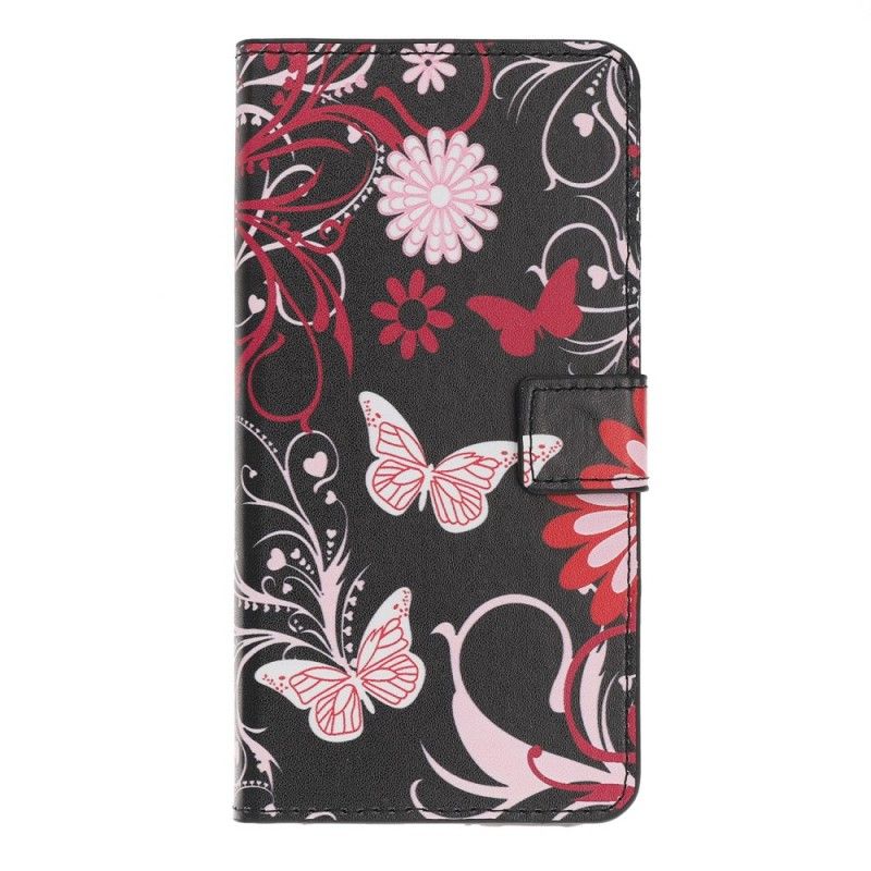 Housse Huawei P Smart Z Papillons Et Fleurs